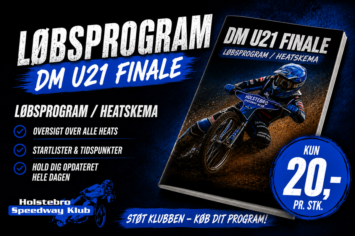 Løbsprogram U21 DM Finale