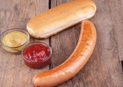 Frankfurter med brød
